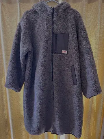 [ 미사용 ] JaVa 자바 클래식 엘프 보아 블루종 코트 롱 기장