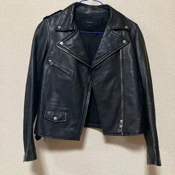 가죽 재킷 블랙 allureville 여성용 알아바일