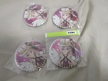 쿠죠 텐 비기넥 캔뱃지 4개 세트