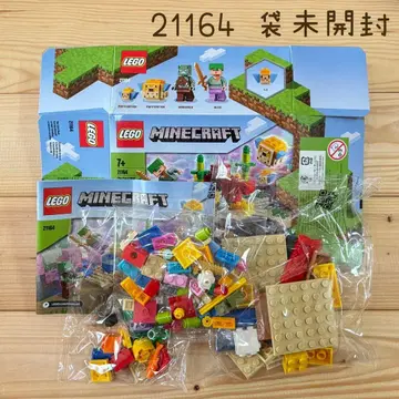 LEGO 마인크래프트 21164 봉지 미개봉 상자 개봉 완료