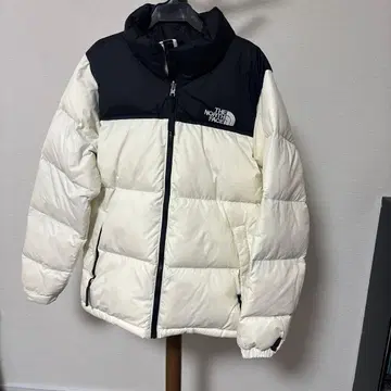 THE NORTH FACE 다운 자켓 S 화이트/블랙