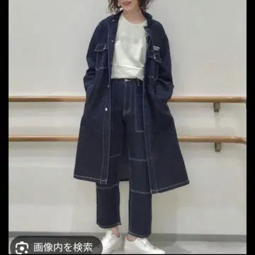 GU 데님 베이커 팬츠 beautiful people 셋업