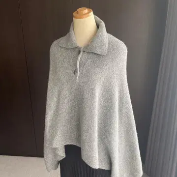 ZARA 그레이 판초