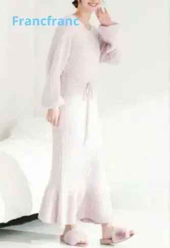 Francfranc 몰 니트 원피스 핑크 컬러