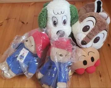 원원 외 봉제 인형 5체 세트 [ 새상품, 새상품급 ] BIG 사이즈