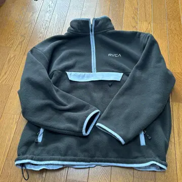 RVCA 루카 하프 지퍼 플리스 M