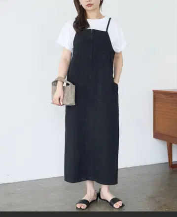 빅 사이즈 라비안제 데님 살로펫