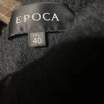 EPOCA 에포카 블랙 롱 코트 니트 ITL 40