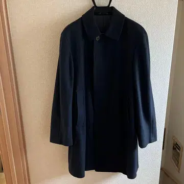 벨베스트 퓨어 캐시미어 네이비 체스터 코트