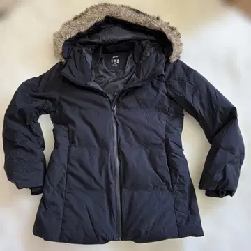 [ 새상품급 ] 유니클로 uniqlo 심리스 다운 후드티 블랙 M