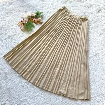 [니코앤드] (L) 플리츠 스커트 페이크 스웨이드 롱 스커트 여행