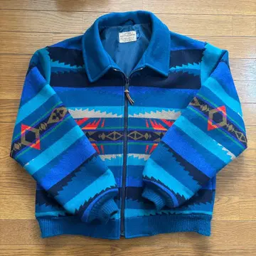 PENDLETON 울 자켓 청록색 네이티브 새상품급 USA제 80s