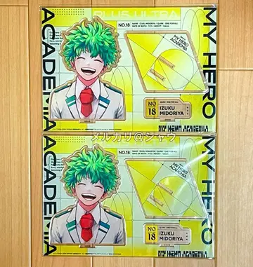 미도리야 이즈쿠 아크릴 스탠드 2개 세트 나의 히어로 아카데미아 히로아카