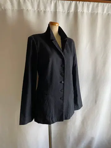 ET.VOUS 블랙 테일러드 자켓 긴팔 사이즈 38