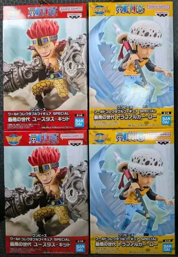 원피스 월드 컬렉션 Special 최악의 세대 로우 키드 2종 4체 세트