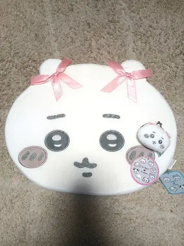 치이카와(먼작귀) 쿠션 리본 복주머니 세트 미사용