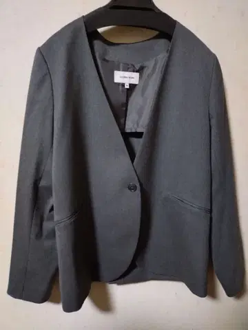 GLOBAL WORK 글로벌 워크 노카라 자켓 싱글 버튼