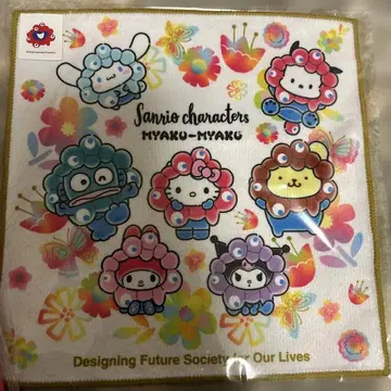 미개봉 새상품 EXPO2025 산리오 미야쿠미야쿠 미니 타월