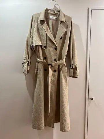 AZUL by moussy 베이지 트렌치코트 S