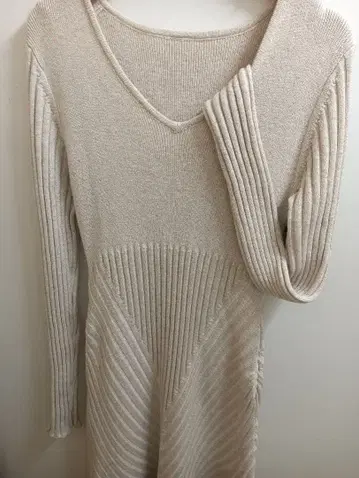 스타일링 머메이드 리브 니트 원피스 2WAY