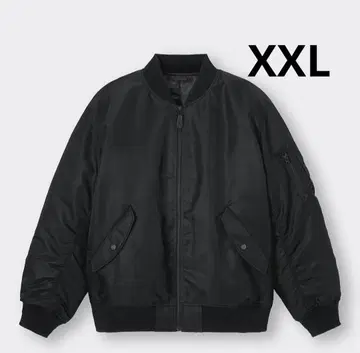 GU 히트패디드 MA-1 블루종 블랙 남성용 여성용