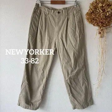 [ 뉴요커 ] 33-82 남성용 치노 팬츠 캐주얼 베이지