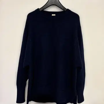 Ruth Hansen 캐시미어 네이비 오버 사이즈 스웨터