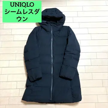 유니클로 심리스 다운 숏코트 다운 400727