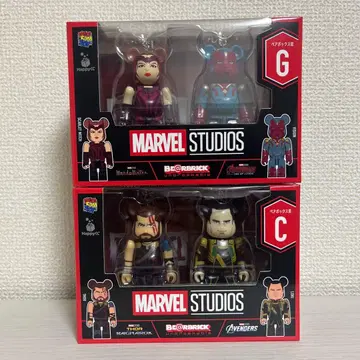 MARVEL 베어브릭 페어 박스상 2세트
