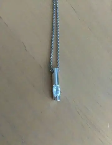 여성용 실버 목걸이