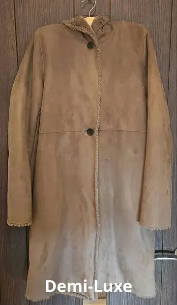 Demi-Luxe 여성용 무스탕 코트