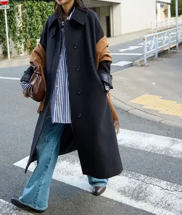 [ JOURNAL STANDARD ] 슈퍼140 비버 스텐카라 코트