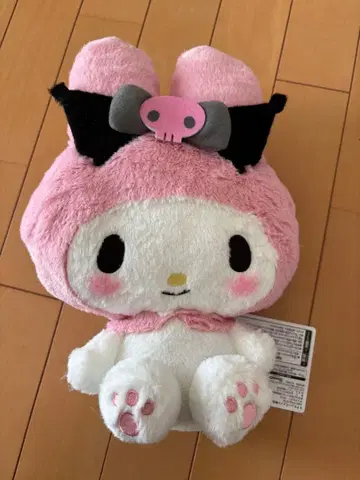 새상품 마이멜로디 커플 머리띠 BIG 봉제 인형