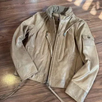 아비렉스 가죽 싱글 라이더 자켓 M