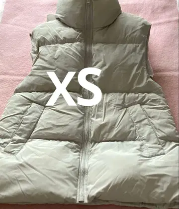 화이트 다운 베스트 XS GU