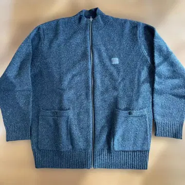 파파스 다크 그레이 집업 가디건