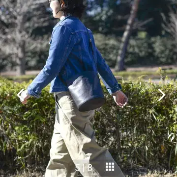 생활 잡화점 퍼머넌트 에이지 버킷형 숄더백