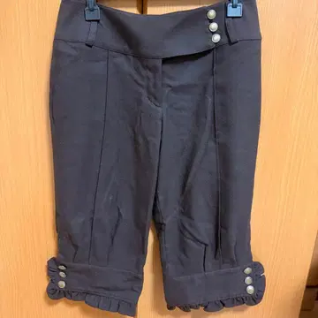 Innocent World 브라운 프릴 팬츠