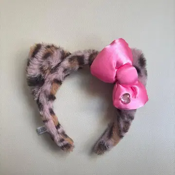 USJ 레오파드 무늬 키티 머리띠