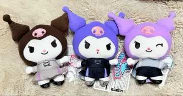 [미사용 새상품] 산리오 쿠로미 P-PATCH! 봉제 인형 전 3종