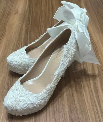 웨딩 신발 펌프스