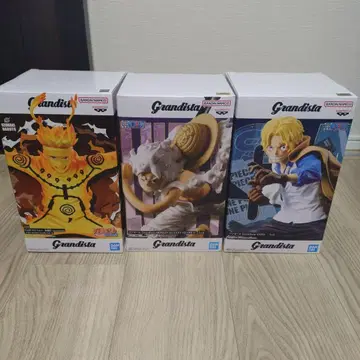 Grandista 프라이스 피규어 묶음 판매 3개 NARUTO 원피스
