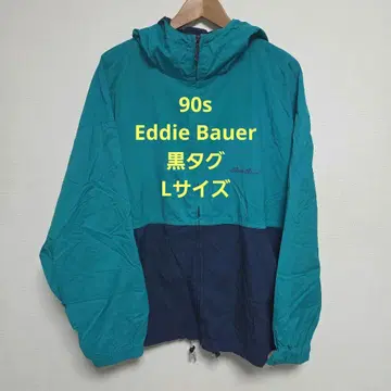 90s 블랙 택 에디 바우어 나일론 자켓 L 사이즈