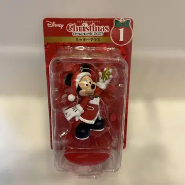 Disney 미키마우스 크리스마스 오너먼트 2025 해피 복권