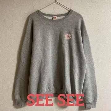 [새상품급] SEE SEE 로고 맨투맨 sweat grey 그레이