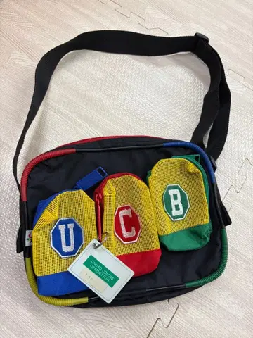 레어 새상품급 90s 베네통 레트로 카메라백