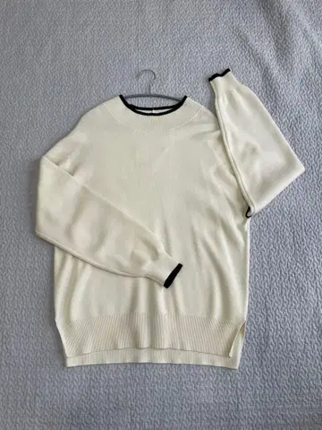 GLOBAL WORK 글로벌 워크 파이핑 니트 L