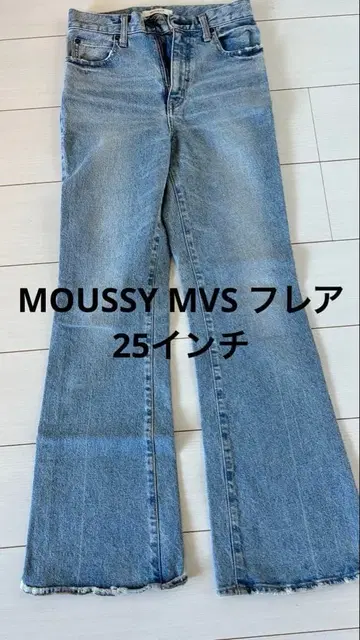 MOUSSY MVS 플레어 데님 25인치
