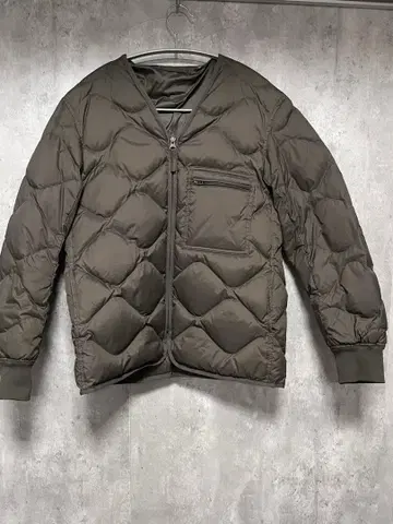 UNIQLO 올리브 그린 퀼팅 자켓