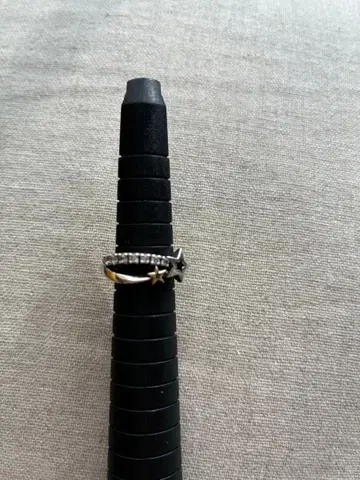 스타 주얼리 핑키링 silver&PG 지르코니아